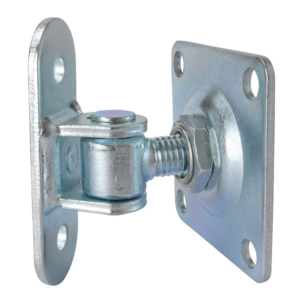 HI/77 Adjustable Gate Hinge M18 With Fixing Plate 90x90mm On Back Plate 115x40mm