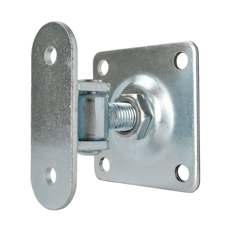 HI/78 Adjustable Gate Hinge M20 With Fixing Plate 100x100mm On Back Plate 115x40mm