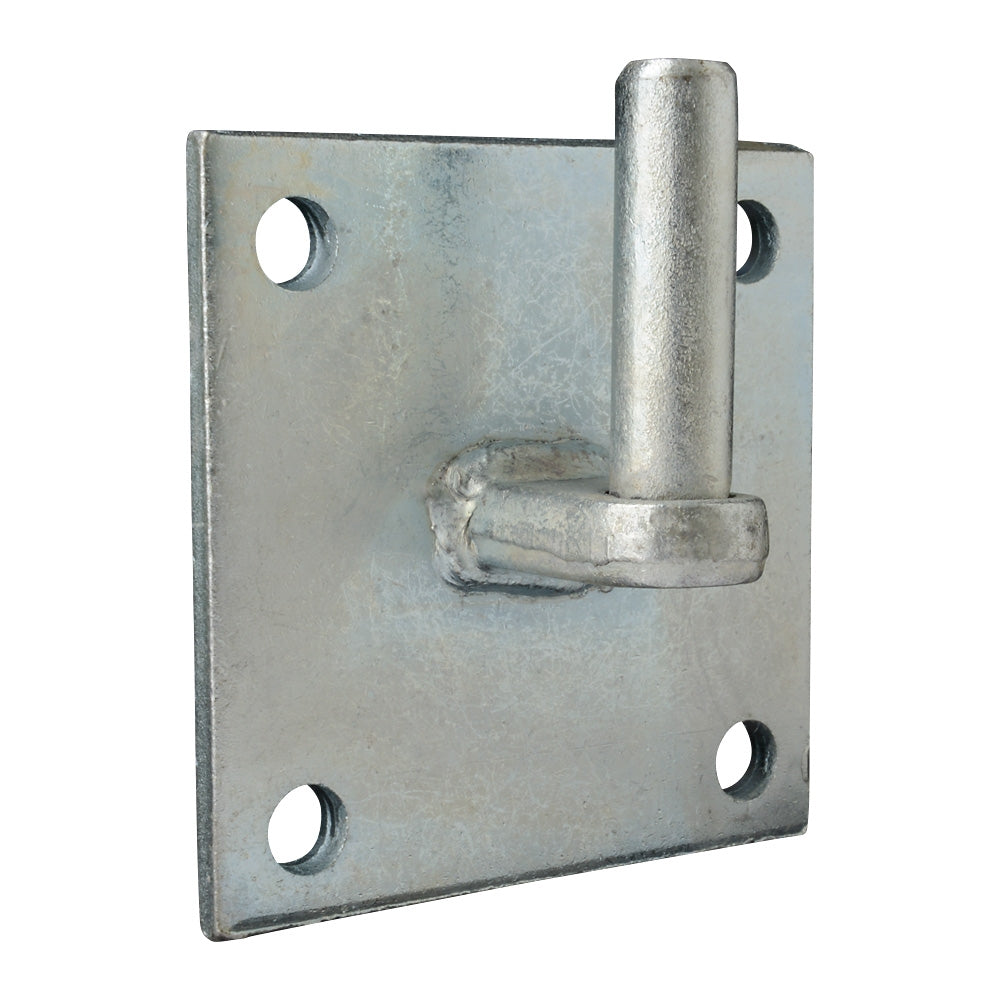 16mm Zinc Plated Hinge Plate 100 x 100mm