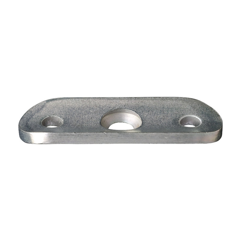 HS142 Handrail Support Plate For To Suit 42.4mm Mild Steel Zinc Finish