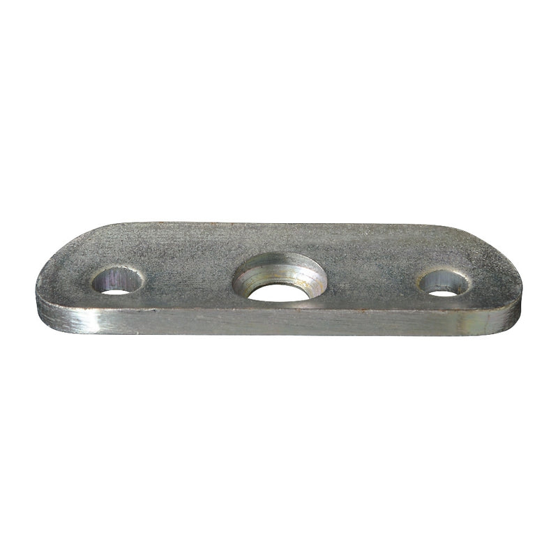 HS148 Handrail Support Plate For To Suit 48.3mm Mild Steel Zinc Finish
