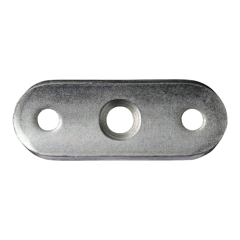 HS148 Handrail Support Plate For To Suit 48.3mm Mild Steel Zinc Finish