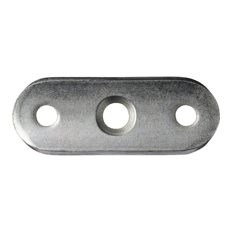 HS148 Handrail Support Plate For To Suit 48.3mm Mild Steel Zinc Finish