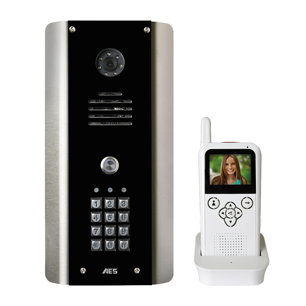 AES Wireless Video Intercom Kit With Keypad