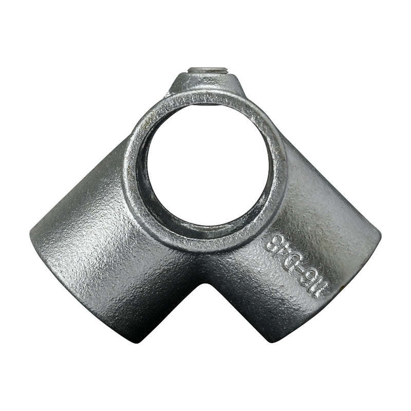 116E 90° Three Way Mid Rail Corner Key Clamp To Suit 60.3mm Tube