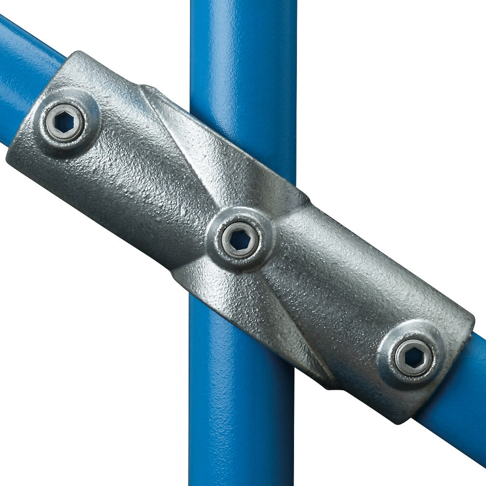 130C 30-45° Adjustable Mid Rail Connector Key Clamp To Suit 42.4mm Tube