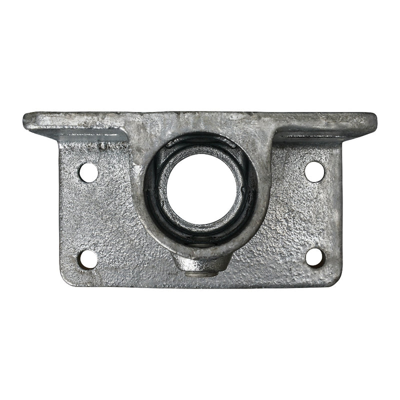 142D Base Flange With Kick Plate Fixing Key Clamp To Suit 48.3mm Tube