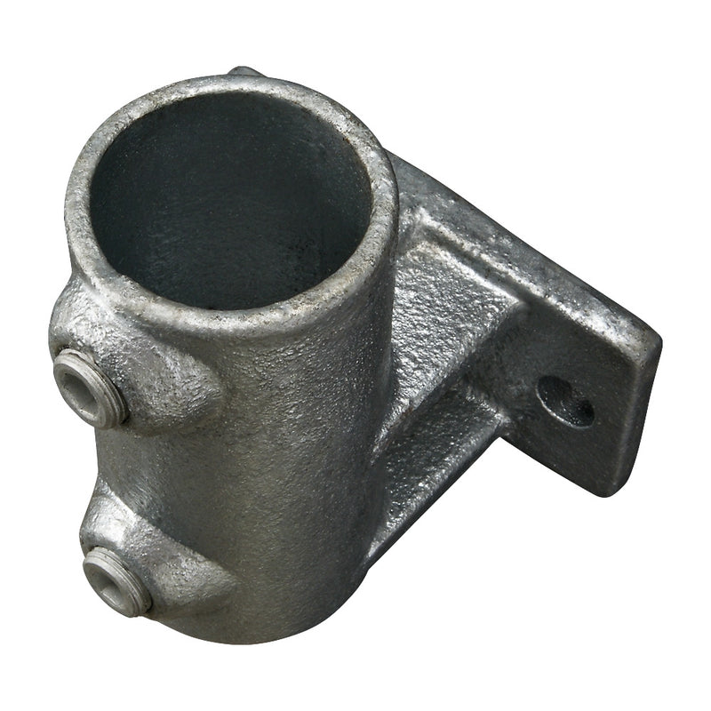 145B Horizontal Base Side Support Wall Fixing Key Clamp To Suit 33.7mm Tube