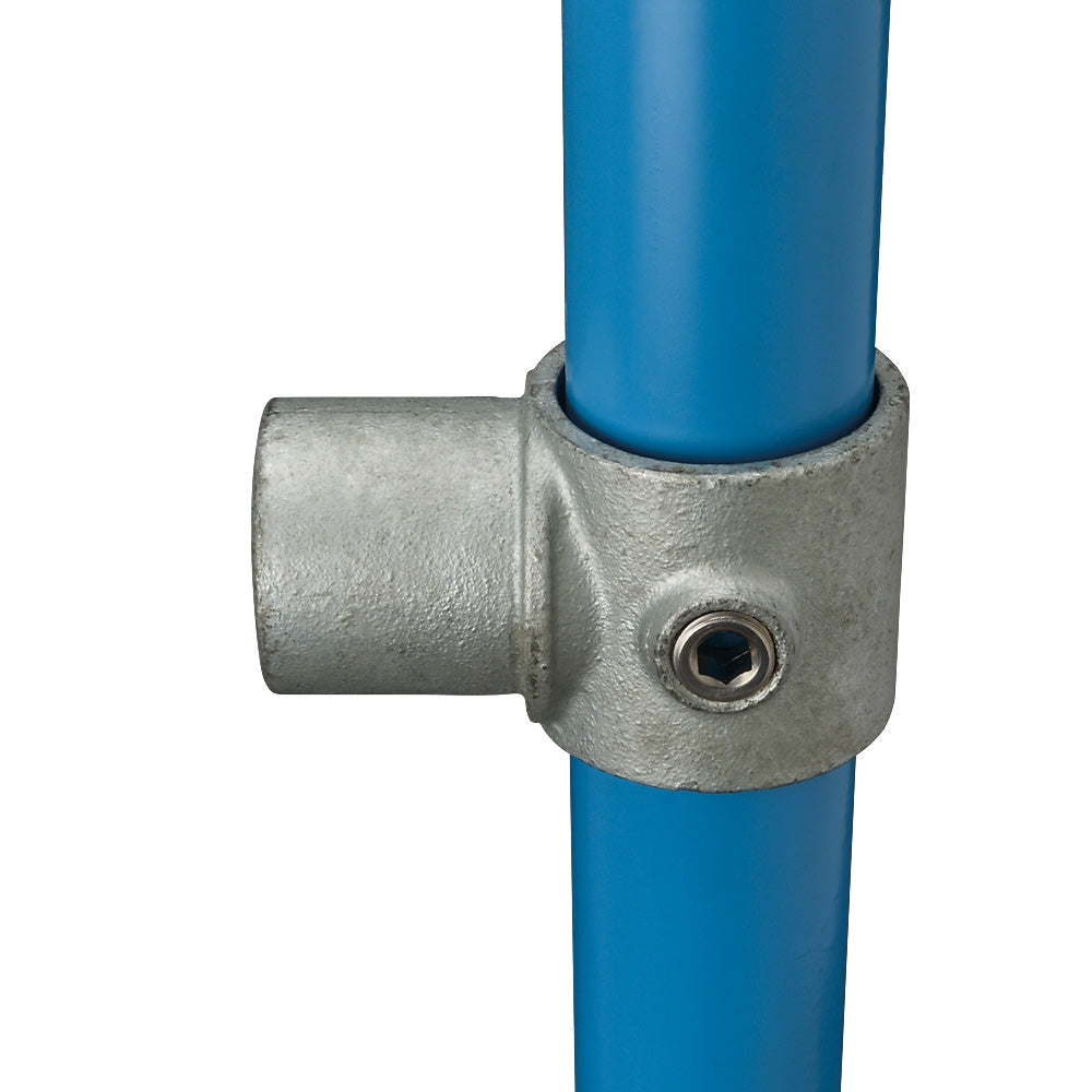 147B Internal Swivel Tee 90° Key Clamp To Suit 33.7mm Tube