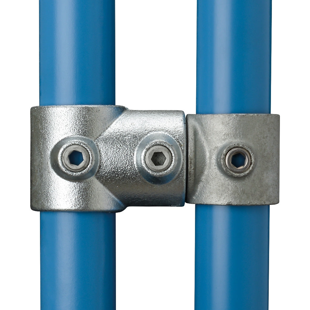 147C Internal Swivel Tee 90° Key Clamp To Suit 42.4mm Tube