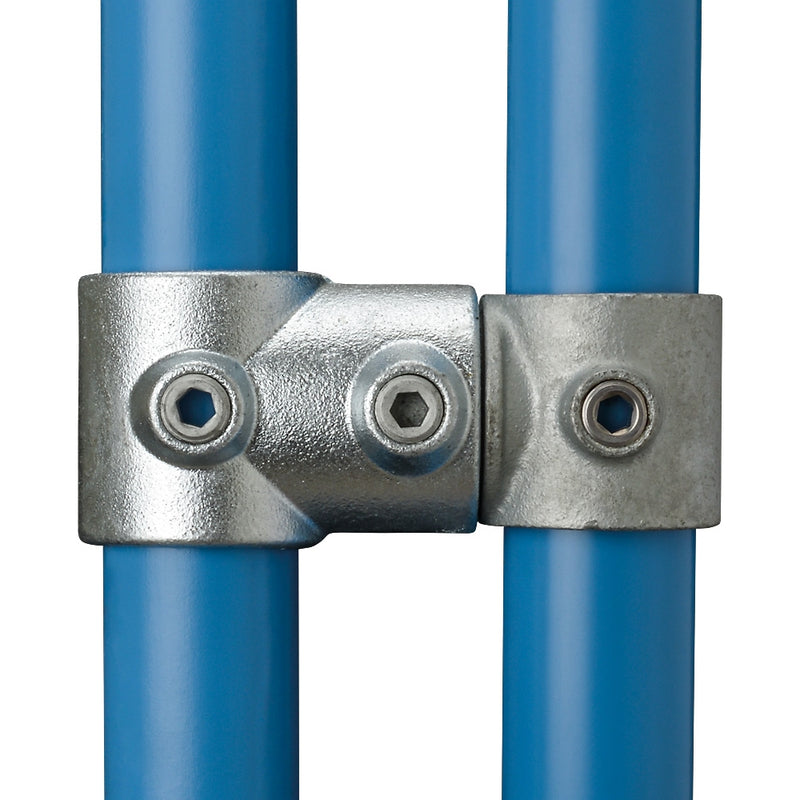 147B Internal Swivel Tee 90° Key Clamp To Suit 33.7mm Tube