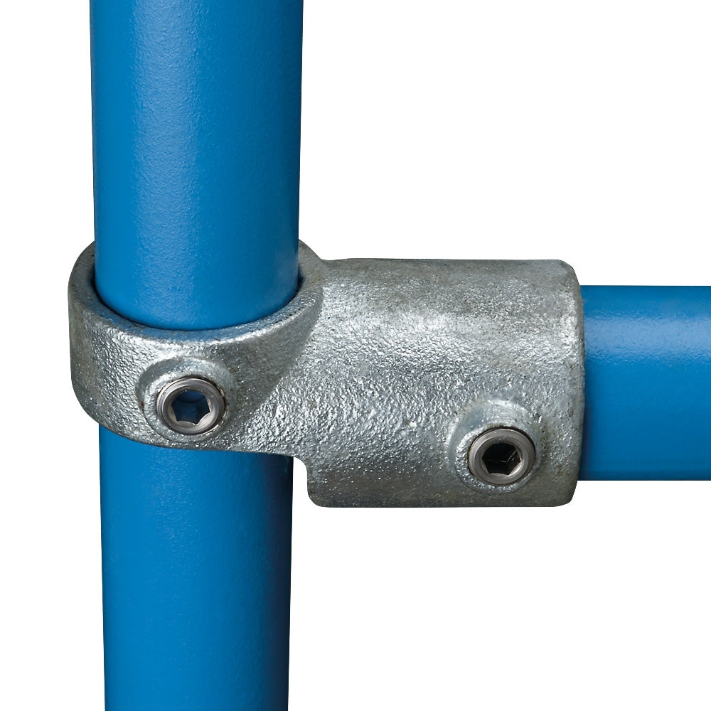 148C Swivel Adjustable Short Tee 85° - 235° Key Clamp To Suit 42.4mm Tube