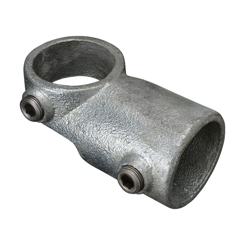 148B Swivel Adjustable Short Tee 85° - 235° Key Clamp To Suit 33.7mm Tube