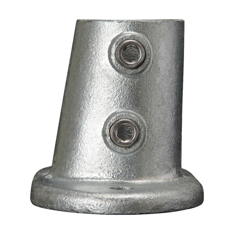 152D Slope Oval Base Flange 0-11° Key Clamp To Suit 48.3mm Tube