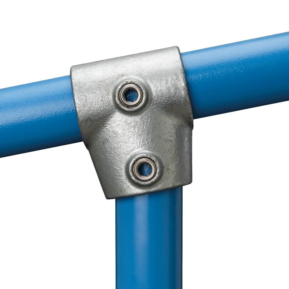 153D Short Slope Tee 0-11° Key Clamp To Suit 48.3mm Tube