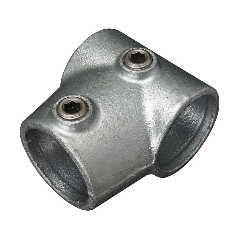 153D Short Slope Tee 0-11° Key Clamp To Suit 48.3mm Tube