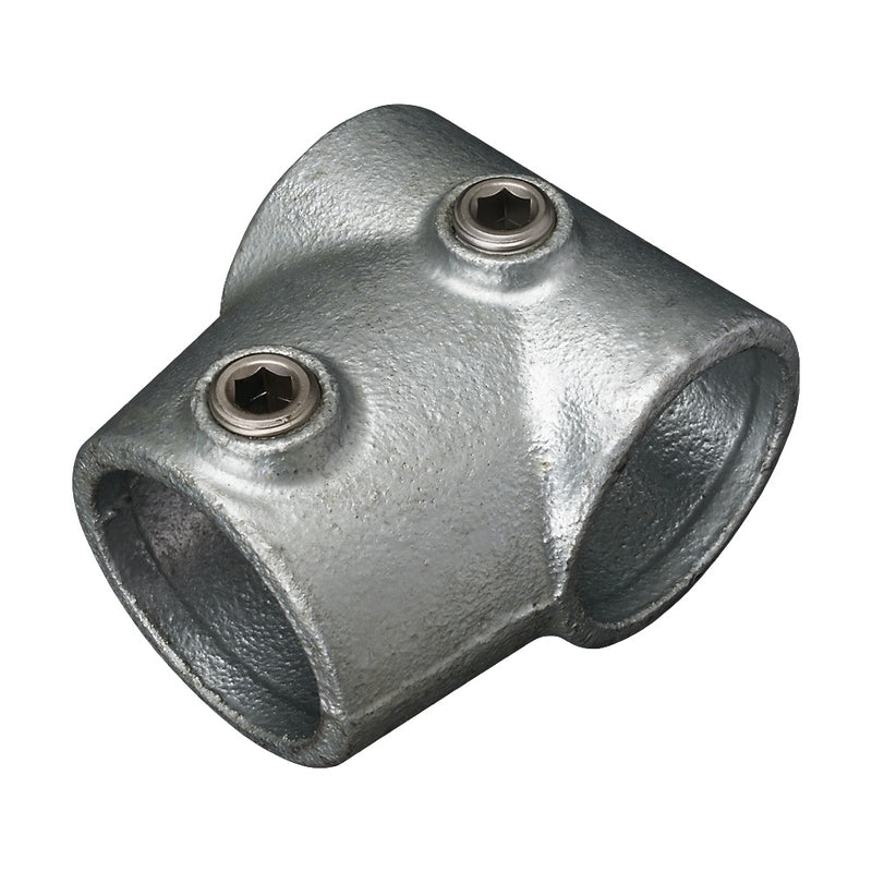 153C Short Slope Tee 0-11° Key Clamp To Suit 42.4mm Tube