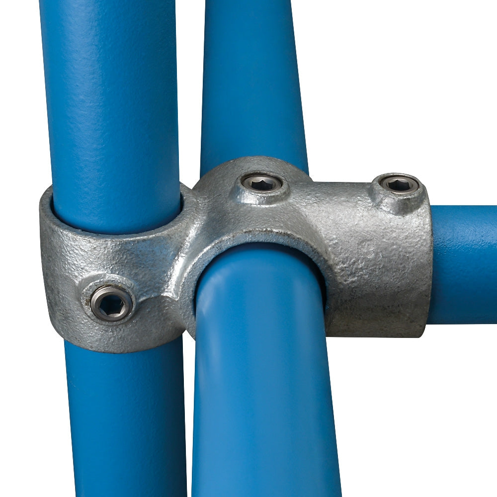 165D Combination Tee Cross Over Key Clamp To Suit 48.3mm Tube