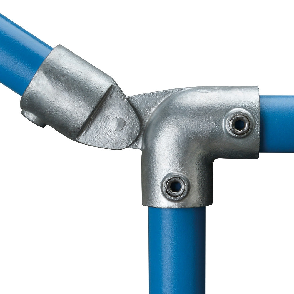 175D 90° Elbow With Swivel Connection Key Clamp To Suit 48.3mm Tube