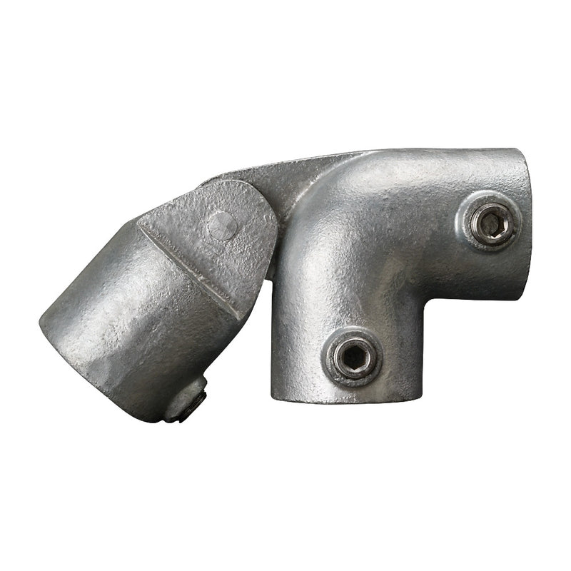 175D 90° Elbow With Swivel Connection Key Clamp To Suit 48.3mm Tube