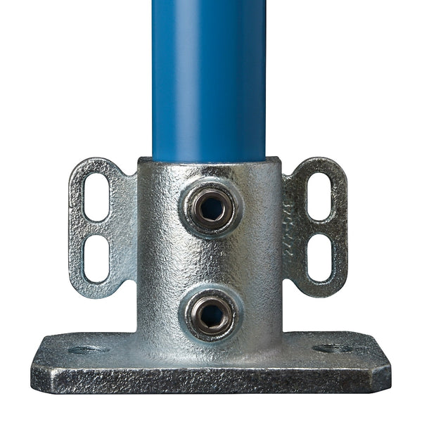 242C Base Flange With Toe Board Fixing Key Clamp To Suit 42.4mm Tube