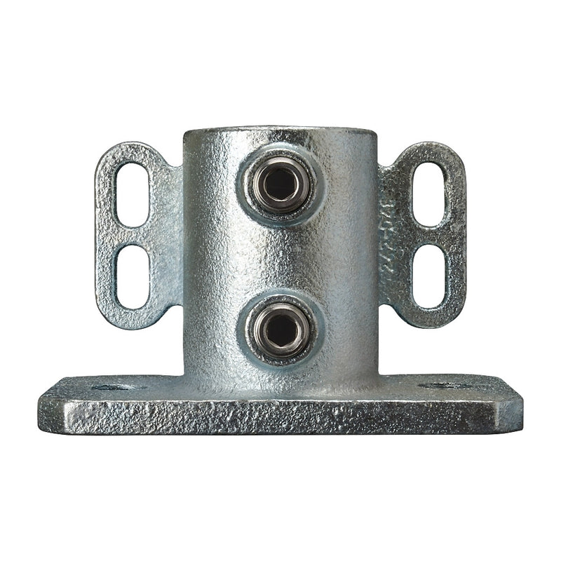 242D Base Flange With Toe Board Fixing Key Clamp To Suit 48.3mm Tube