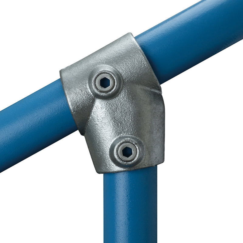 253C Short Slope Tee 11-29° Key Clamp To Suit 42.4mm Tube