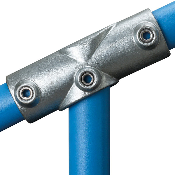 255C Long Slope Tee 11-29° Key Clamp To Suit 42.4mm Tube