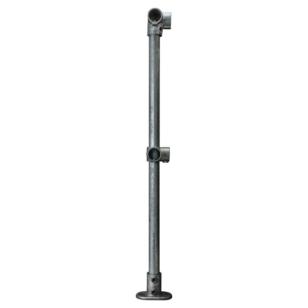 Key Clamp Pre Assembled Corner Post For 42.4mm Tube