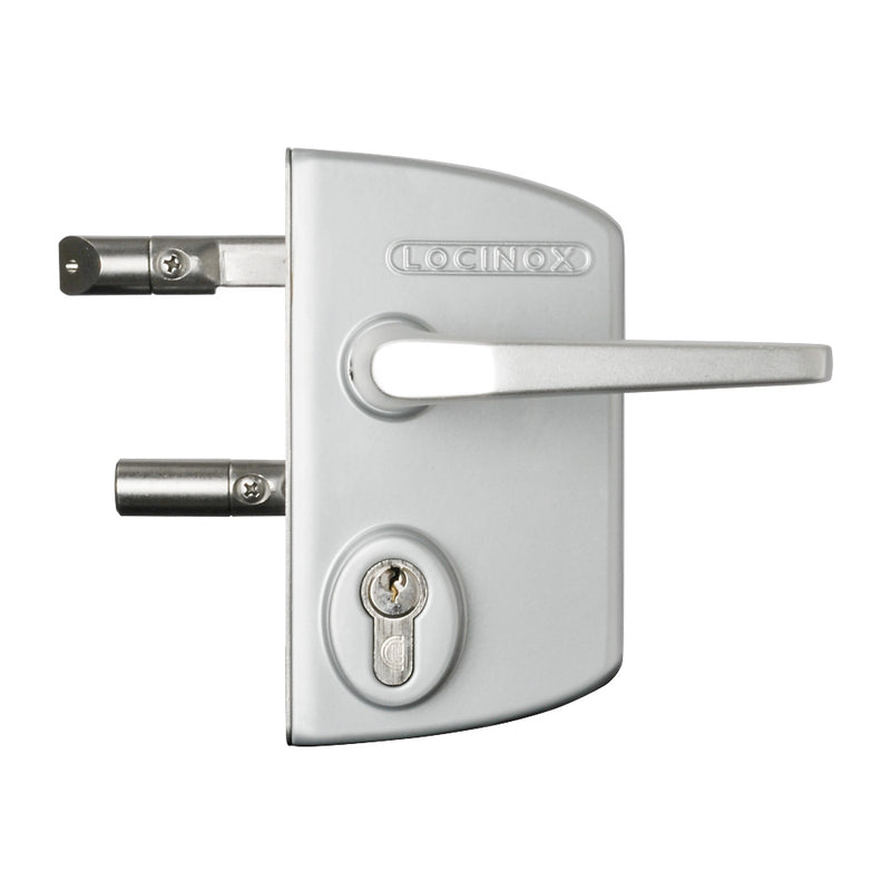 Locinox LPKQ U2 Anti Panic Lock To Suit 40 - 60mm Box Section With Half Silver Handle