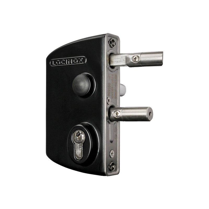 Locinox LPKQ U2 Anti Panic Lock To Suit 40 - 60mm Box Section With Half Silver Handle