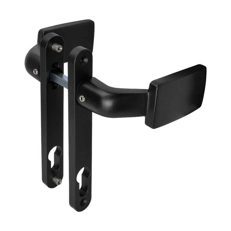 Locinox 3006FIX Aluminium Blocking Handle Pair Black 9005