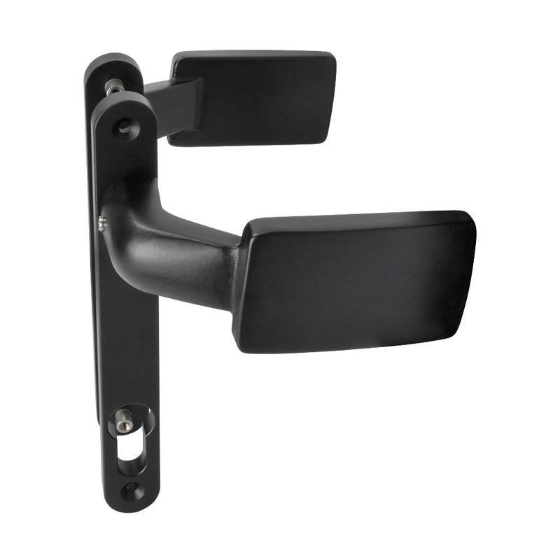 Locinox 3006FIX Aluminium Blocking Handle Pair Black 9005