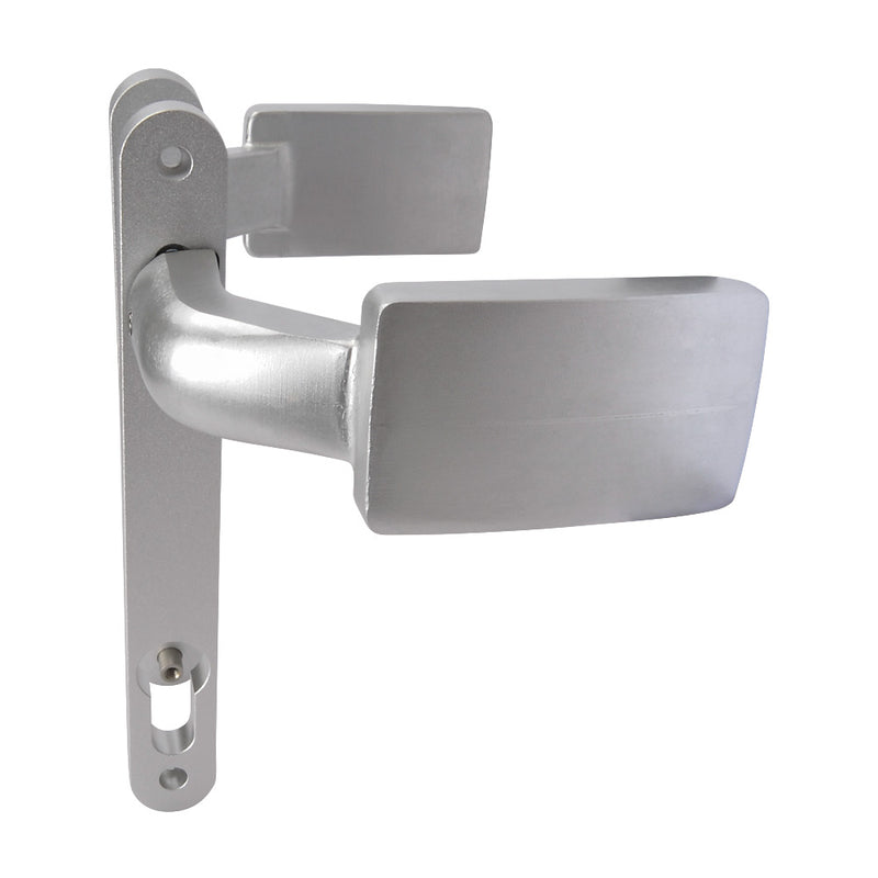 Locinox 3006FIX Aluminium Blocking Handle Pair Anodised