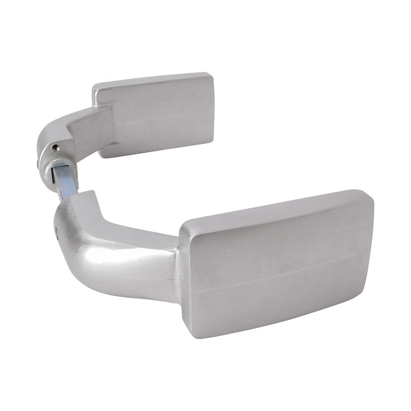 Locinox 3006FIX Aluminium Blocking Handle Pair Anodised