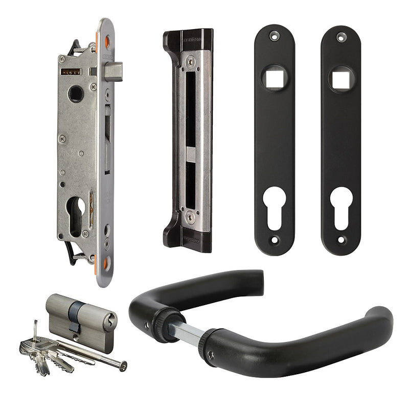 Locinox Fortylock Insert Kit Black To Suit 40mm Box Section