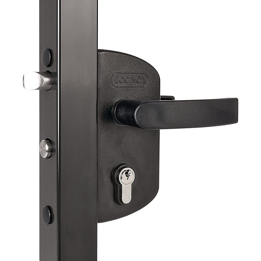 Gate Crooks Locinox LAKZ P1 Garden Gate Lock To Suit 40 x 40mm Box Section