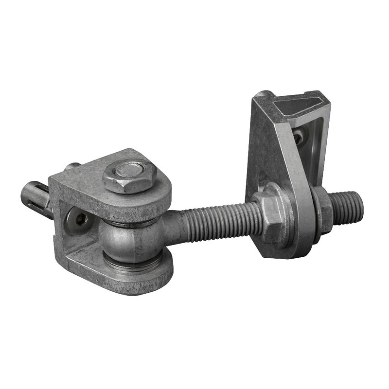 Locinox 180° Bolt On 4D Adjustable Hinge 16mm Galvanised (Pair)