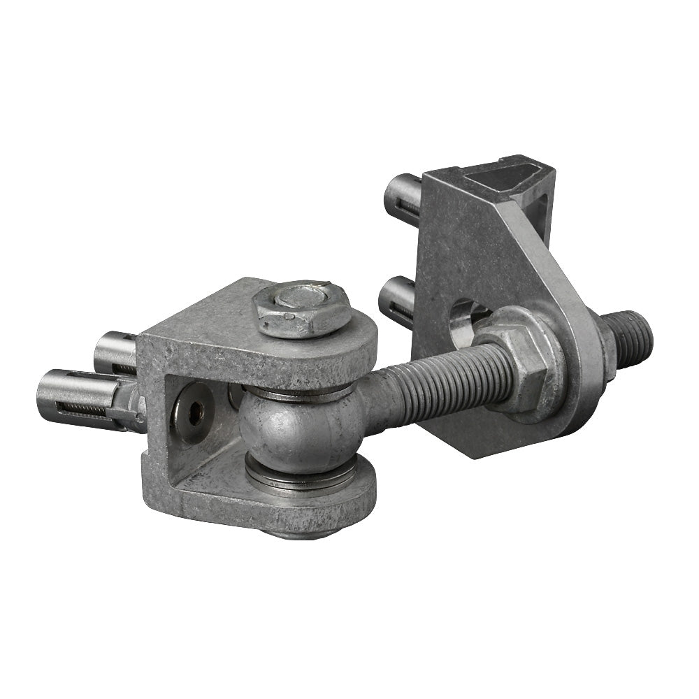 Locinox 180° Bolt On 4D Adjustable Hinge 16mm Galvanised (Pair)