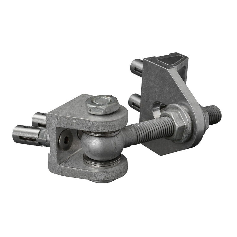 Locinox 180° Bolt On 4D Adjustable Hinge 16mm Galvanised (Pair)
