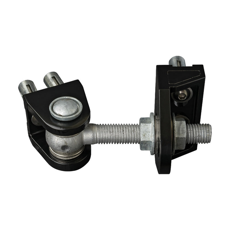 Locinox 180° Bolt On 4D Adjustable Hinges 16mm Black 9005 (Pair)