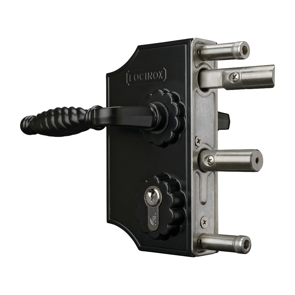 Locinox LAKQ H2L Large Ornamental Gate Lock To Suit 40 - 60mm Box Section