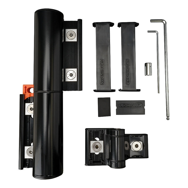 Locinox Tiger Compact 180° Hinge & Gate Closer Black