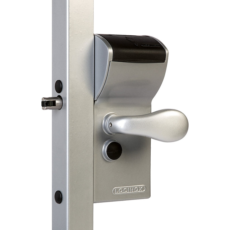 Locinox LFKQ Vinci 1 Sided Mechanical Code Lock Silver To Suit 30 - 50mm Box Section