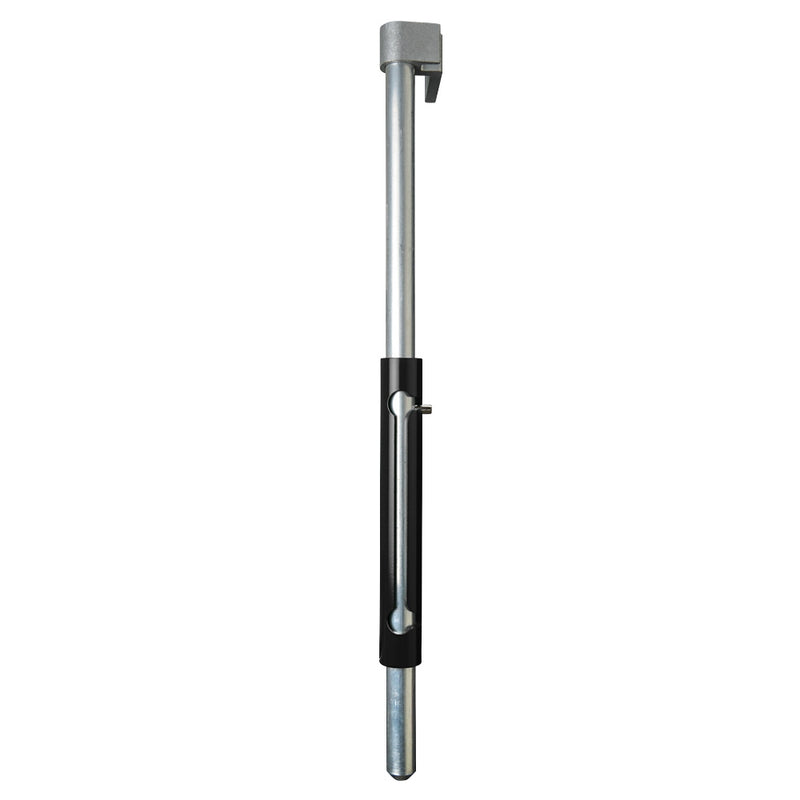 LOCVSAB Locinox VSA Surface Mounted Dropbolt Black RAL 9005 With Aluminium Bolt