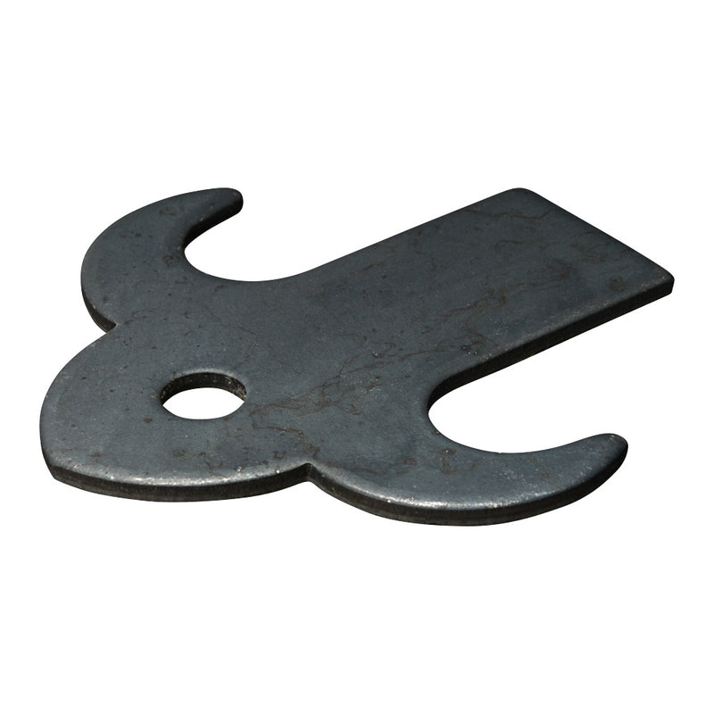 Decorative Fixing Lug With 8mm Hole 70 x 25 x 2.5mm