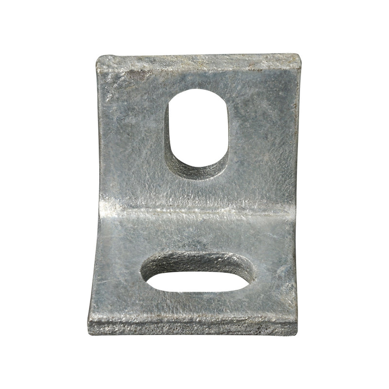 Slotted Fixing Lug Galvanised 40 x 40 x 5mm