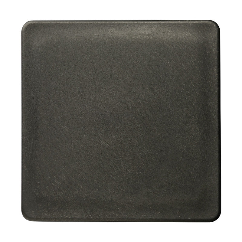 100 x 100mm Black Plastic Square End Cap