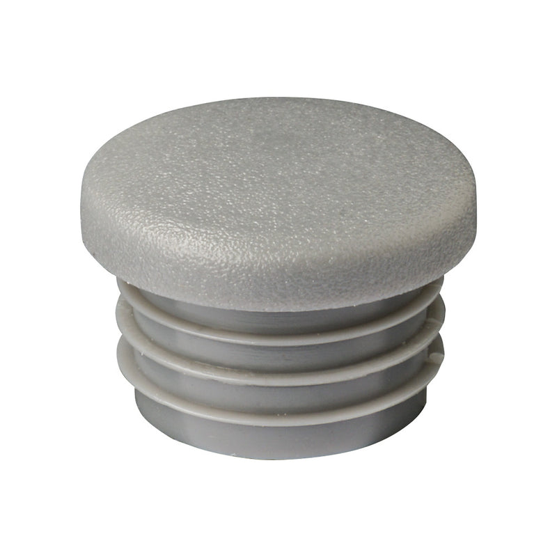 Grey Plastic End Cap For 27mm Diameter Tube