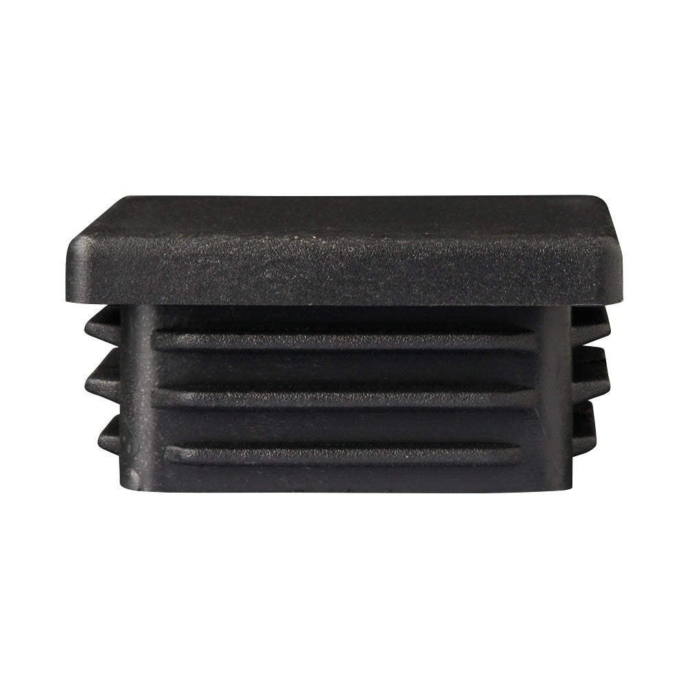40 x 40mm Black Plastic Square End Cap